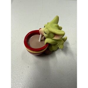 Pocket Dragon Hot Chocolate Figurine Real Musgrave 2002 Green Dragon Red Mug